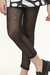 Meia Legging Tule Preta Mylu