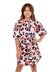 Vestido Chemise Manga Bufant Rosa Mylu