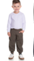 Calça Moletom Marrom Serelepe
