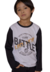 Camiseta Infantil Manga Longa Battle Hip Hop Passagem Secreta