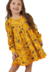 Vestido Infantil Malha Jacquard Nanai