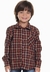Camisa Xadrez Masculina Laranja de flanela Junina Muvilê
