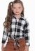 Camisa junina feminina de flanela Preto Muvilê