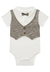 Conjunto de Body em Cotton Gravata e Bermuda em Mesclado Bicolor LucBoo na internet