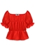Blusa em Crepe Mônaco Vermelho Kukiê
