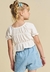 Blusa em Crepe Mônaco Branco Kukiê - comprar online