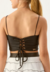 Cropped Juvenil Preto Vanilla Cream - comprar online