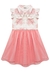 Vestido em Sarja Daryl Estampada e Tule Infanti na internet