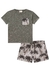 Conjunto Camiseta Malha Molinê Johnny Fox