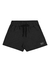 Short Infantil Preto Moletinho Elian