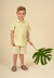 Conjunto bata em tricoline Menino Ok & Friends