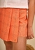 Conjunto com camisa em algodão texturizado Laranja Pakita - Vim Vi Venci Moda Infantil e Teen