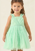 Vestido Menina Tule Verde Petit Cherie