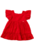 Vestido laise 100% algodão Vermelho Vigat
