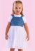 Conjunto Cropped Sarja Tule Petit Cherie