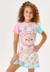 Pijama Shorts Menina Estampado Cinti