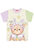 Pijama Infantil Menina Blusa e Short Ursinha Off White e Lilás Cinti - comprar online