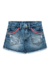 Shorts Saia Menina Jeans Nanai