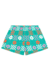 Pijama Meia Malha Shorts Menina Verde Infantil Kyly - Vim Vi Venci Moda Infantil e Teen
