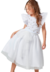 Saia Infantil Tule Branco Luluzinha