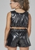 Conjunto Menina Shorts Juvenil Preto Mylu na internet