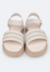 Sandália Papete Infantil Pampili Day Tiras em Strass Nude - comprar online