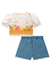 Conjunto de Blusa Boxy em Visco Infanti - comprar online