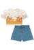 Conjunto de Blusa Boxy em Visco Infanti na internet
