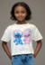 T-shirt Menina Lilo & Stitch Off White