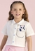 Camisa Infantil Branca Panda Mon Sucré