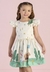 Vestido Infantil Mon Sucré Estampa Jardim Encantado