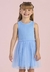 Vestido Menina Azul Tule Mon Sucré