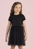 Vestido Preto com Tule da Mon Sucré
