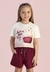 Conjunto Infantil Short Docinho Mon Sucré
