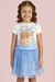 Conjunto Menina Tule Estampado MonSucré