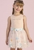 Vestido Estampado Tule Rosê da Mon Sucré