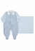 Conjunto Macacão e Manta Tricot Azul Bebê Sonho Mágico