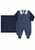 Conjunto Macacão e Manta Tricot Marinho Sonho Mágico