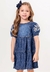 Vestido Jeans Infantil Vigat Menina