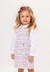 Vestido Infantil Tweed com Camisa Menina