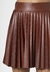 Saia Plissada Marrom Infantil Menina Poah Noah - comprar online