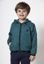 Jaqueta Corta-Vento Infantil Verde Banana Danger