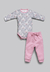 Conjunto Longo Menina Estampado Anjos Baby