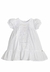 Vestido Branco Bebê Menina para Batizado Anjos Baby