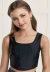 Cropped Preto Estruturado Preto Vanilla Cream - comprar online