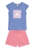 Conjunto Infantil Feminino Floral Brandili