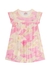 Vestido Infantil Rosa Estampado Brandili