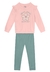Conjunto Menina Rosa Infantil Brandili