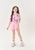 Conjunto Infantil Menina Estampado Rosa