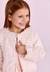 Casaco Infantil Petit Cherie Rosa Peluciado - comprar online